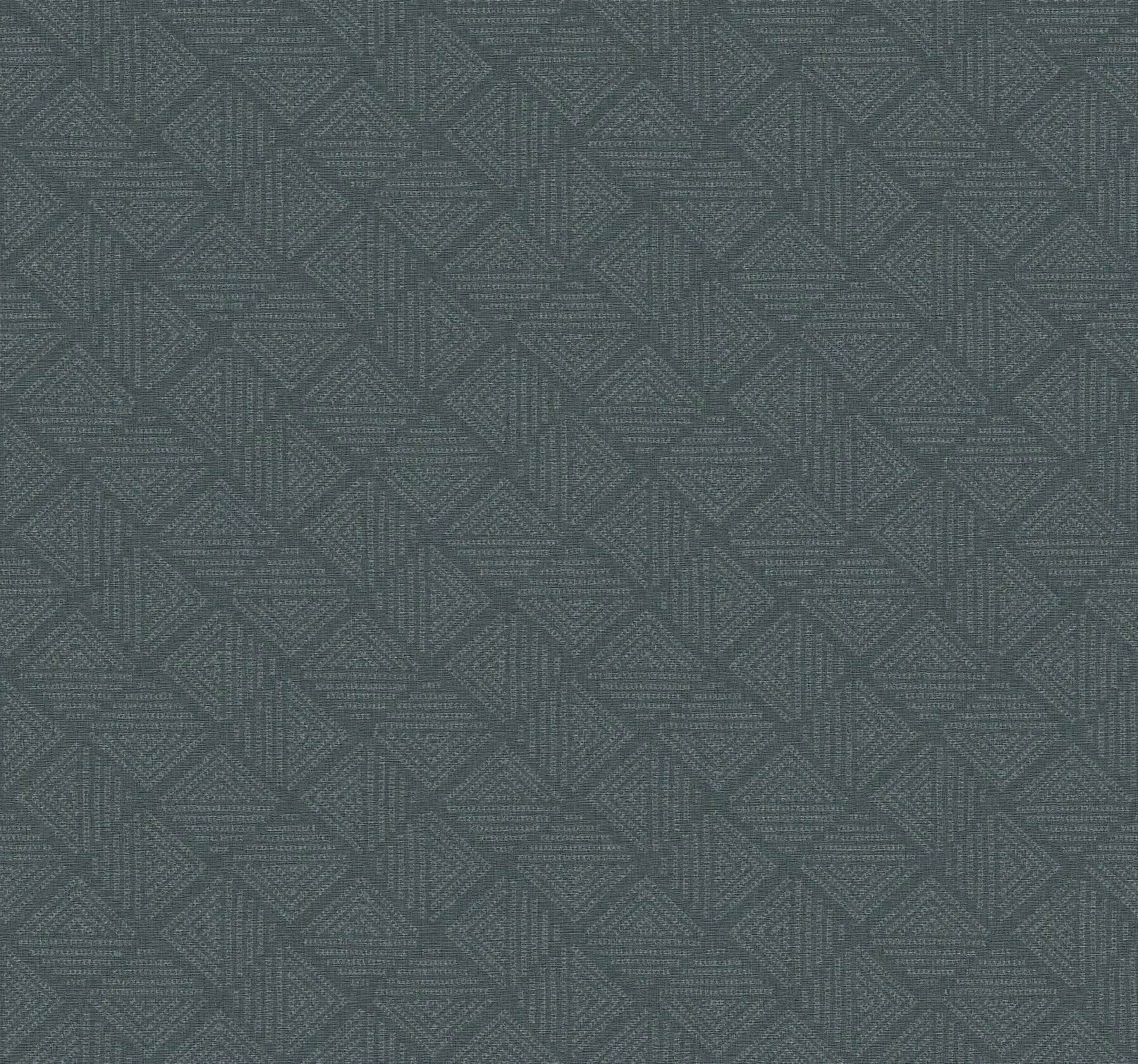Magnolia Home Center Square wallpaper, color Indigo, SKU MJ4862