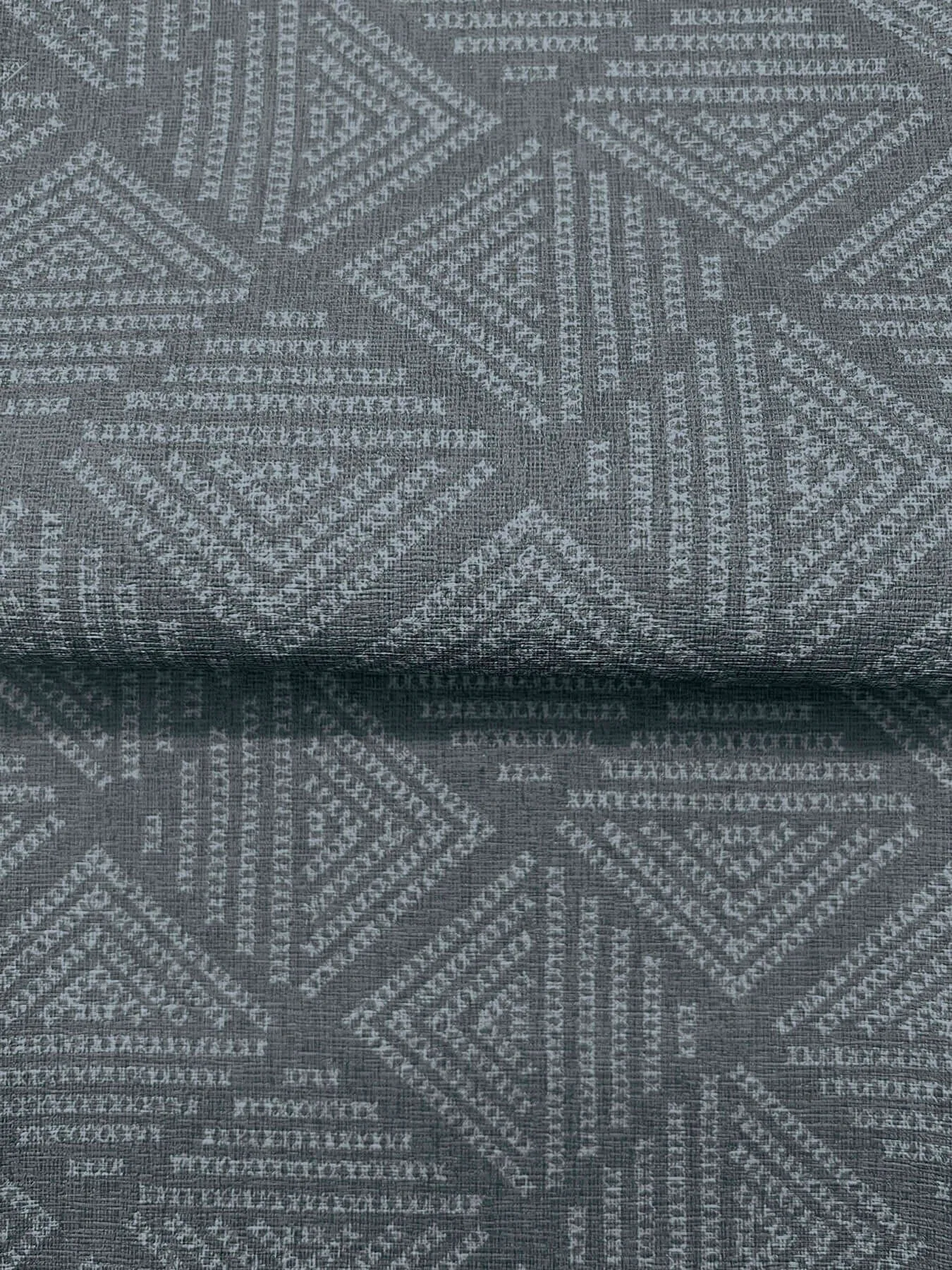 Magnolia Home Center Square - Indigo Wallpaper | Buy Online Magnolia Home Center Square wallpaper, color Indigo, SKU MJ4862