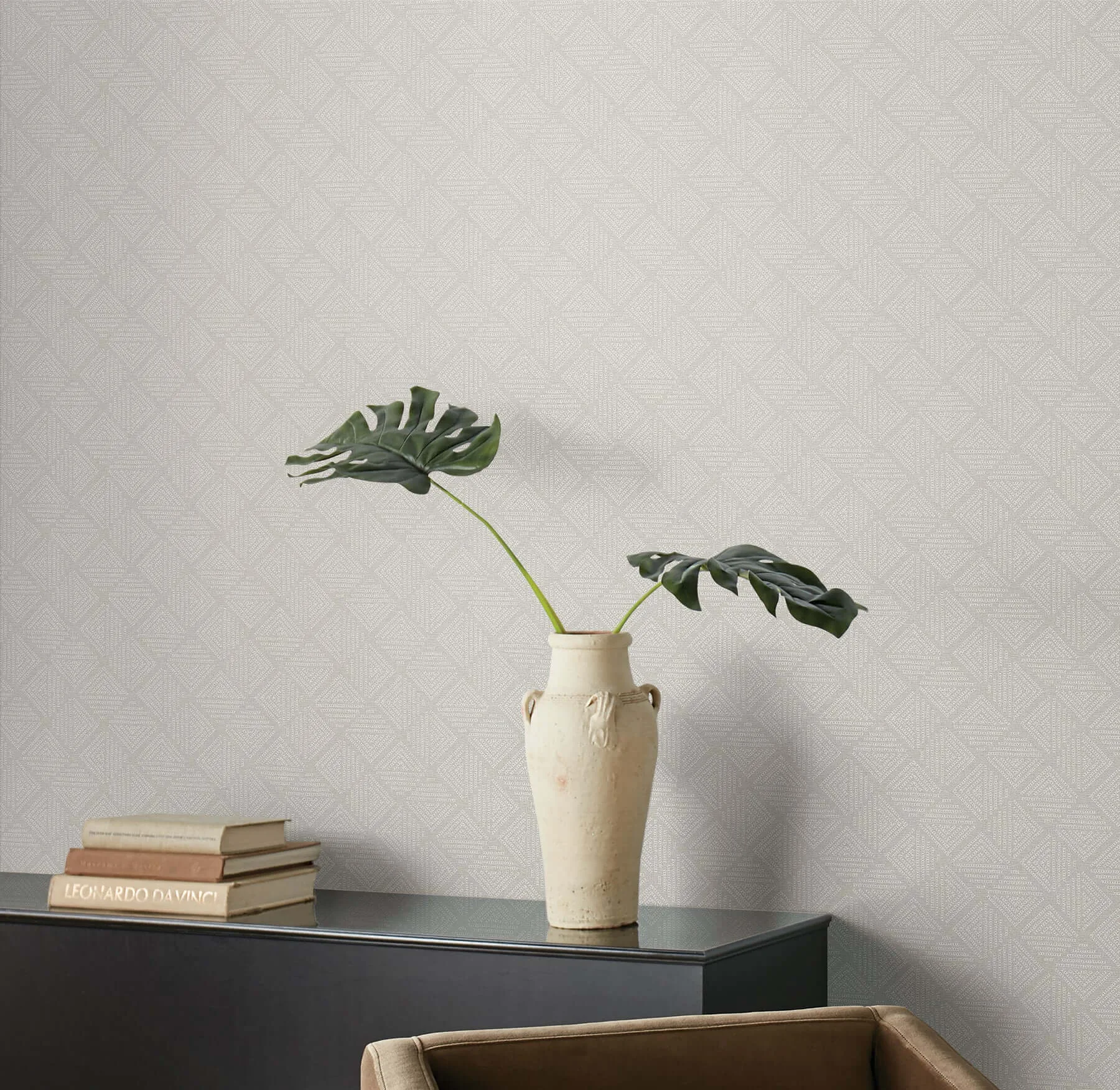 Magnolia Home Center Square wallpaper, color Loft, SKU MJ4863
