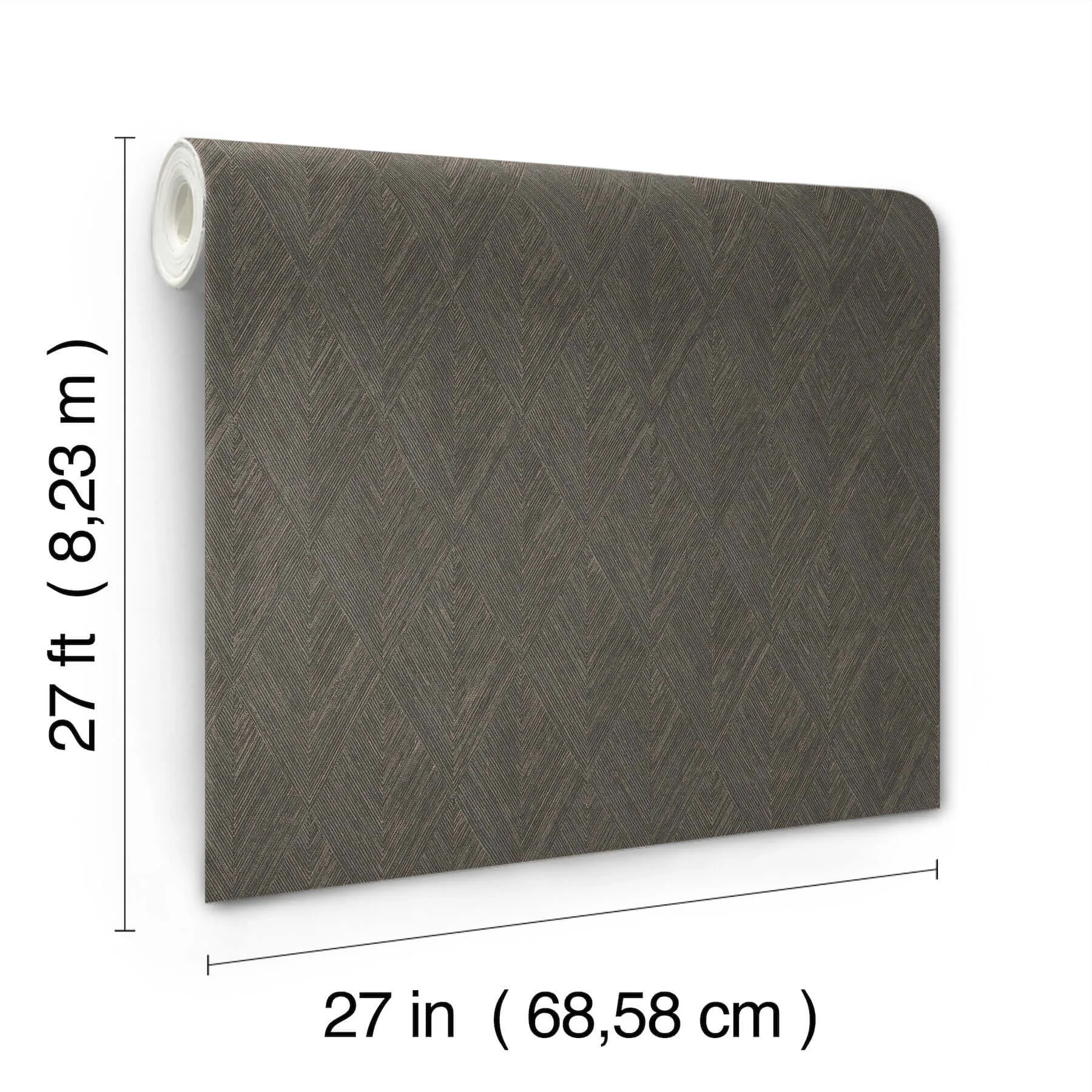 Magnolia Home Challenger wallpaper, color Shadow, SKU MJ4802N