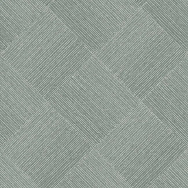 Magnolia Home Channel wallpaper, color Green, SKU OM3642