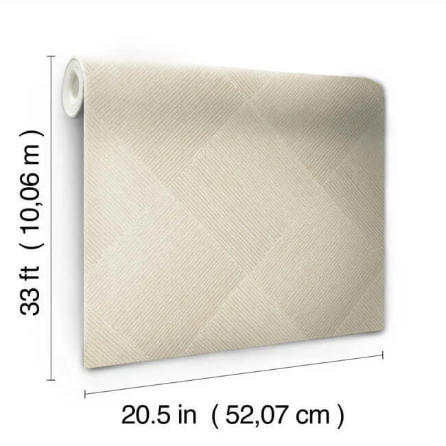 Magnolia Home Channel - Tan Wallpaper | Buy Online Magnolia Home Channel wallpaper, color Tan, SKU OM3643