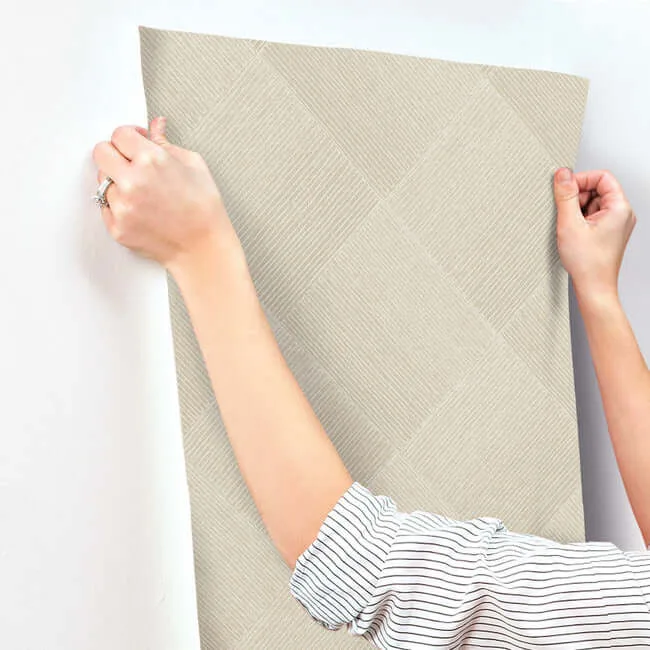 Magnolia Home Channel - Tan Wallpaper | Buy Online Magnolia Home Channel wallpaper, color Tan, SKU OM3643