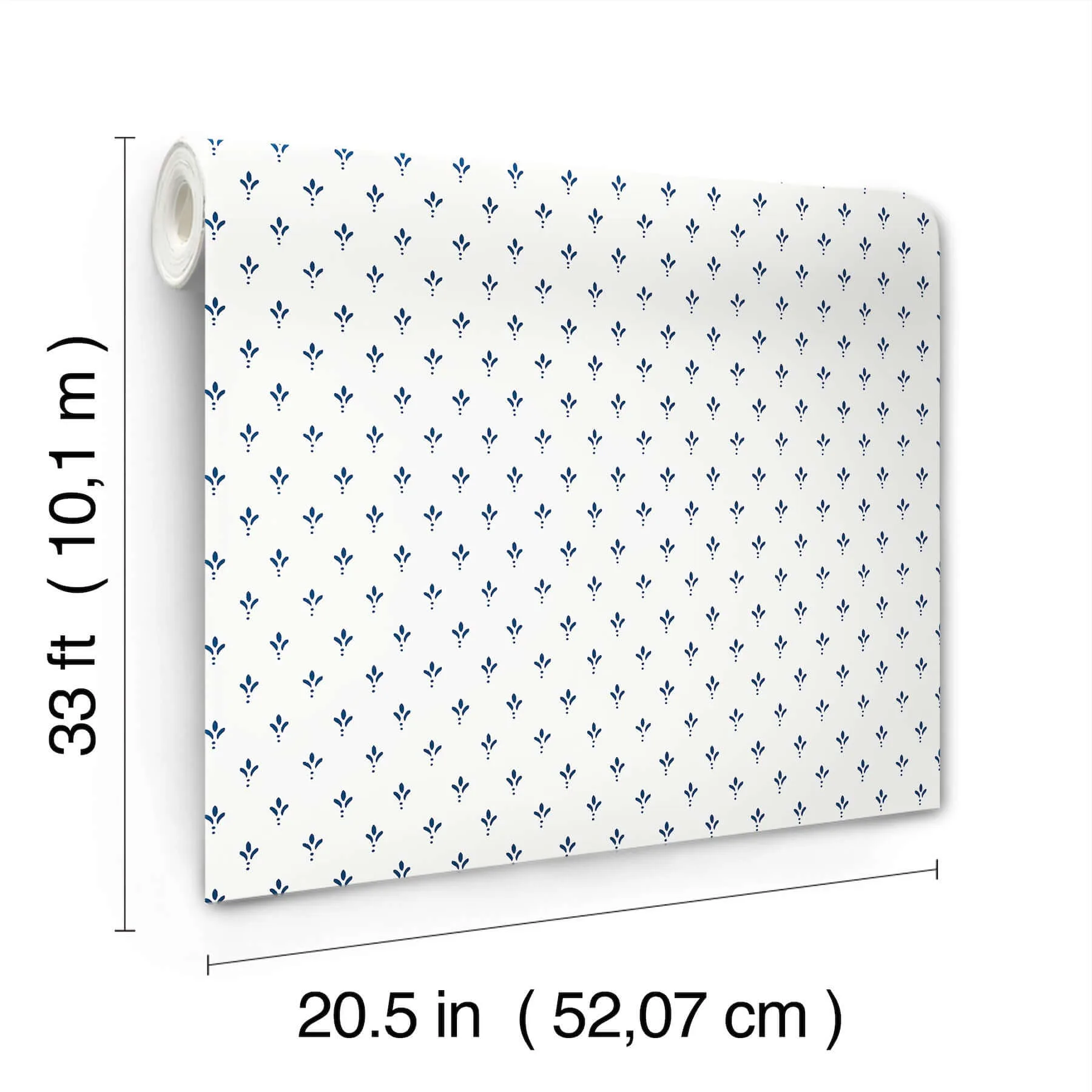 Magnolia Home Charm wallpaper, color Blue, SKU MF4772