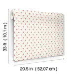 Magnolia Home Charm wallpaper, color Red, SKU MF4771