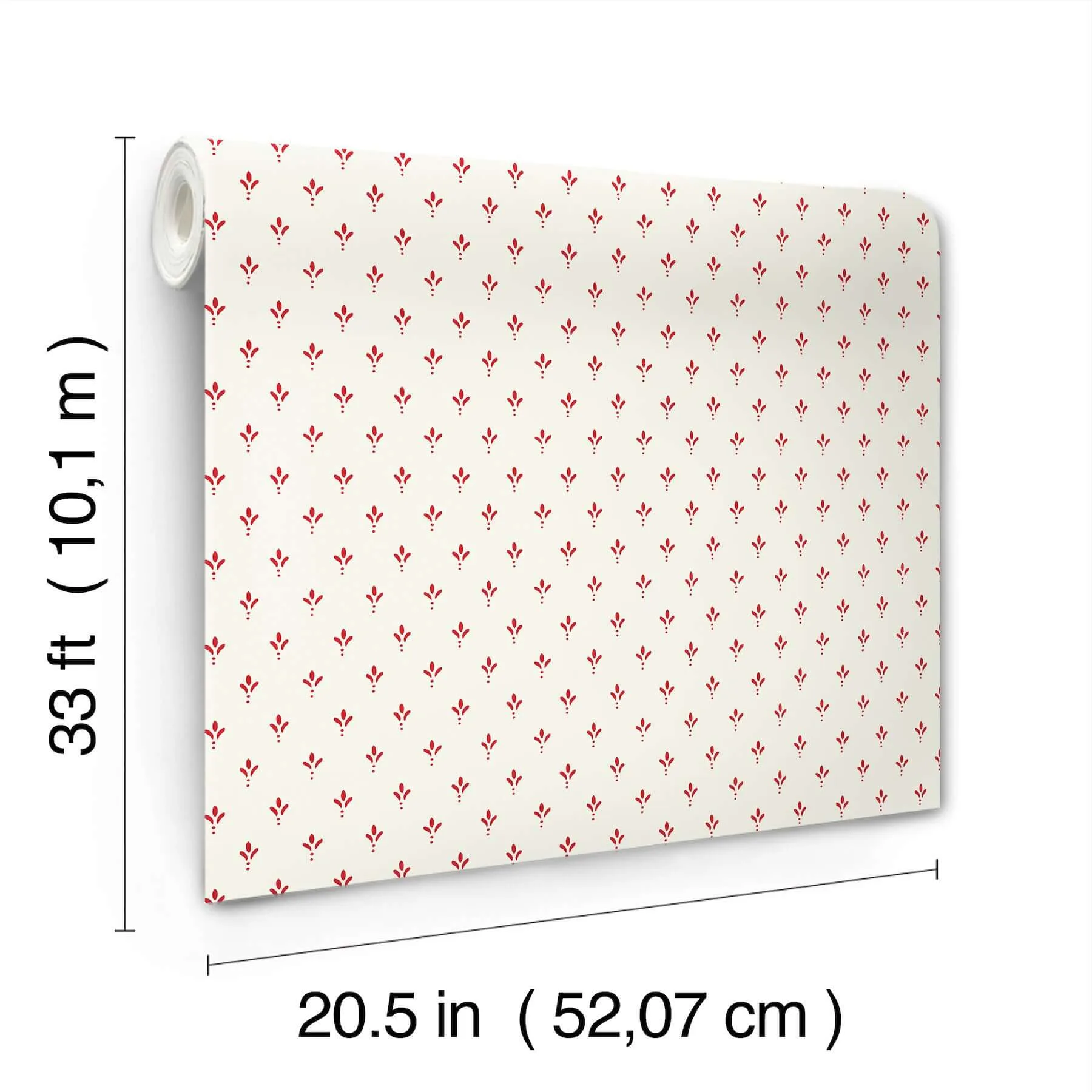 Magnolia Home Charm wallpaper, color Red, SKU MF4771