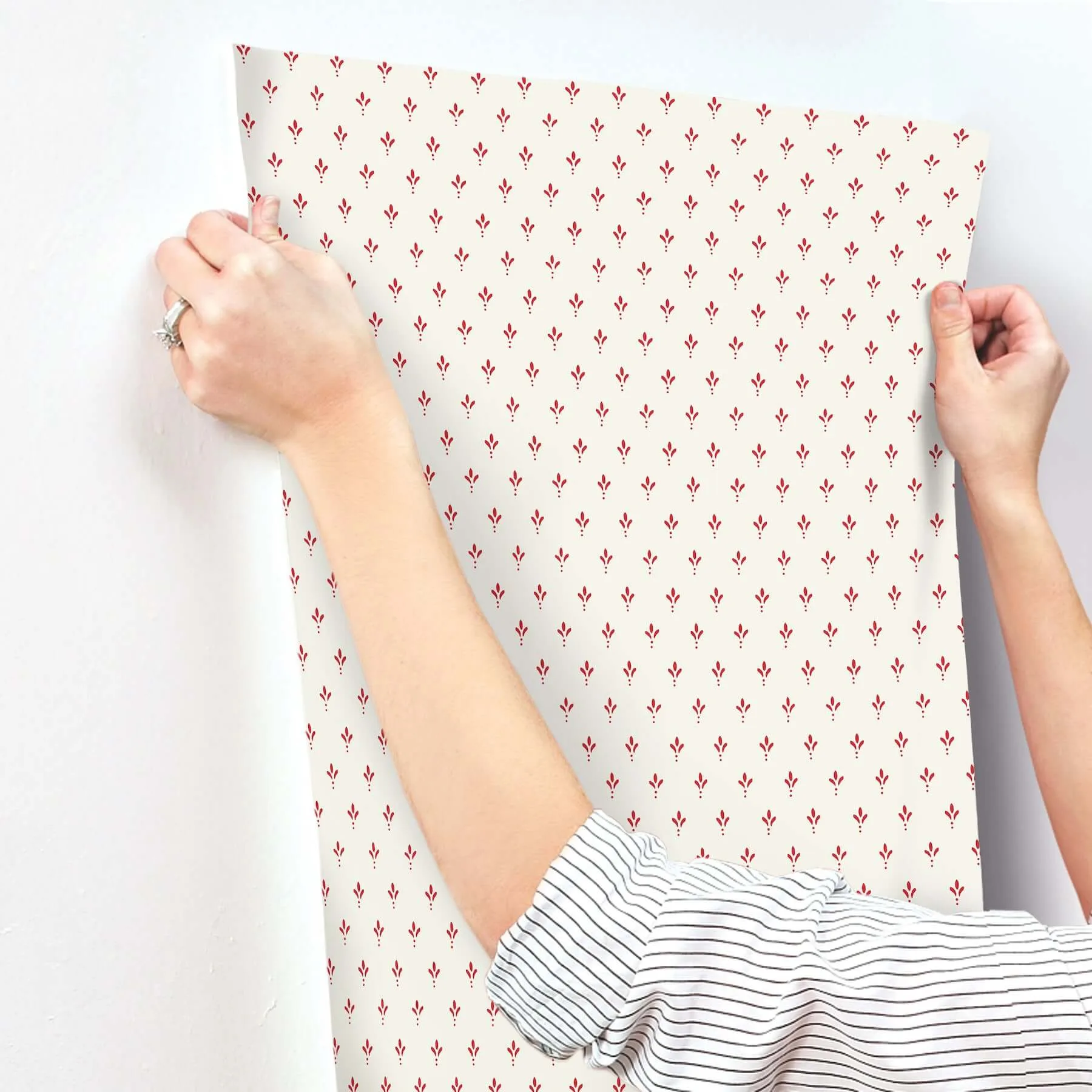 Magnolia Home Charm wallpaper, color Red, SKU MF4771