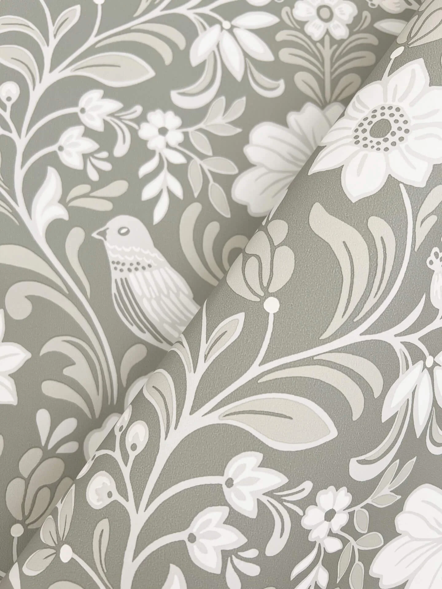 Magnolia Home Colette wallpaper, color Grey, SKU MF4746