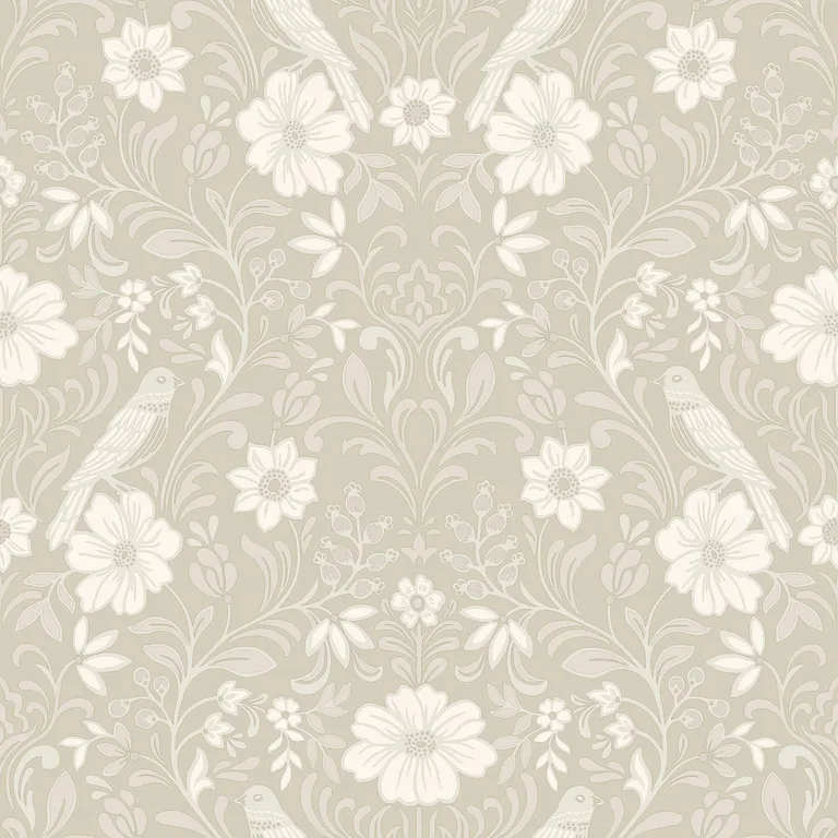 Magnolia Home Colette wallpaper, color Linen, SKU MF4744