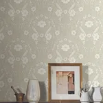 Magnolia Home Colette - Linen Wallpaper | Buy Online Magnolia Home Colette wallpaper, color Linen, SKU MF4744