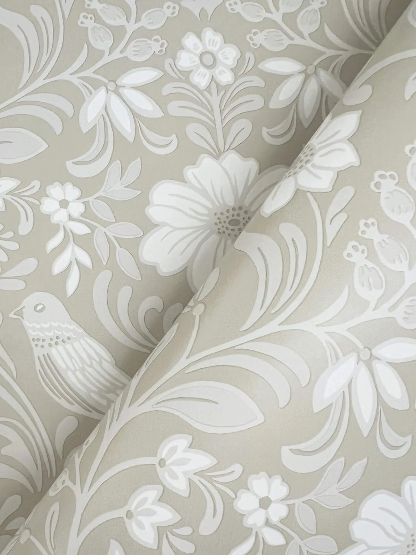 Magnolia Home Colette - Linen Wallpaper | Buy Online Magnolia Home Colette wallpaper, color Linen, SKU MF4744