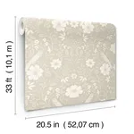 Magnolia Home Colette - Linen Wallpaper | Buy Online Magnolia Home Colette wallpaper, color Linen, SKU MF4744