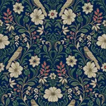 Magnolia Home Colette - Navy Wallpaper | Buy Online Magnolia Home Colette wallpaper, color Navy, SKU MF4745