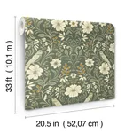 Magnolia Home Colette - Olive Wallpaper | Buy Online Magnolia Home Colette wallpaper, color Olive, SKU MF4741