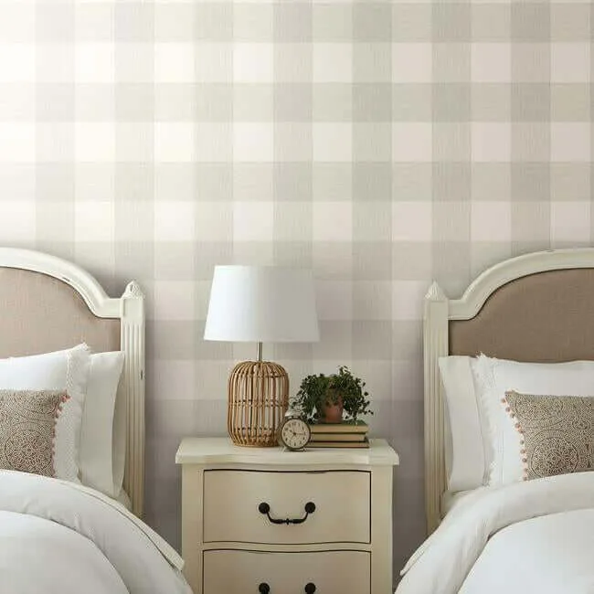 Magnolia Home Common Thread wallpaper, color Fog Green, SKU ME1524