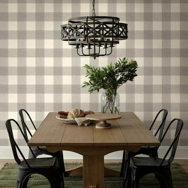 Magnolia Home Common Thread - Cream & Black Wallpaper | Buy Online Magnolia Home Common Thread wallpaper, color Cream & Black, SKU ME1523