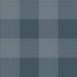 Magnolia Home Common Thread wallpaper, color Navy & White, SKU ME1522