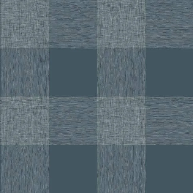 Magnolia Home Common Thread wallpaper, color Navy & White, SKU ME1522