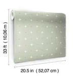 Magnolia Home Cross Stitch - Grey Wallpaper | Buy Online Magnolia Home Cross Stitch wallpaper, color Grey, SKU MK1103