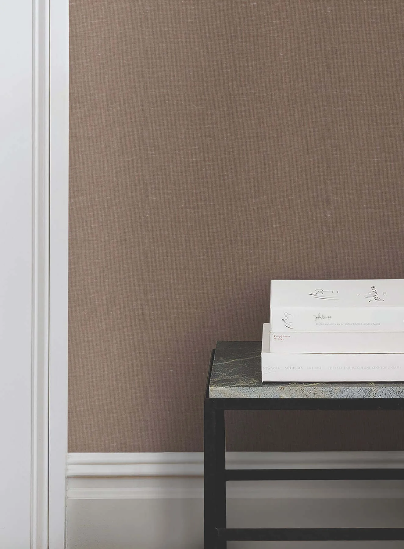 Magnolia Home Crosshatch String wallpaper, color Brick, SKU MF4701MH