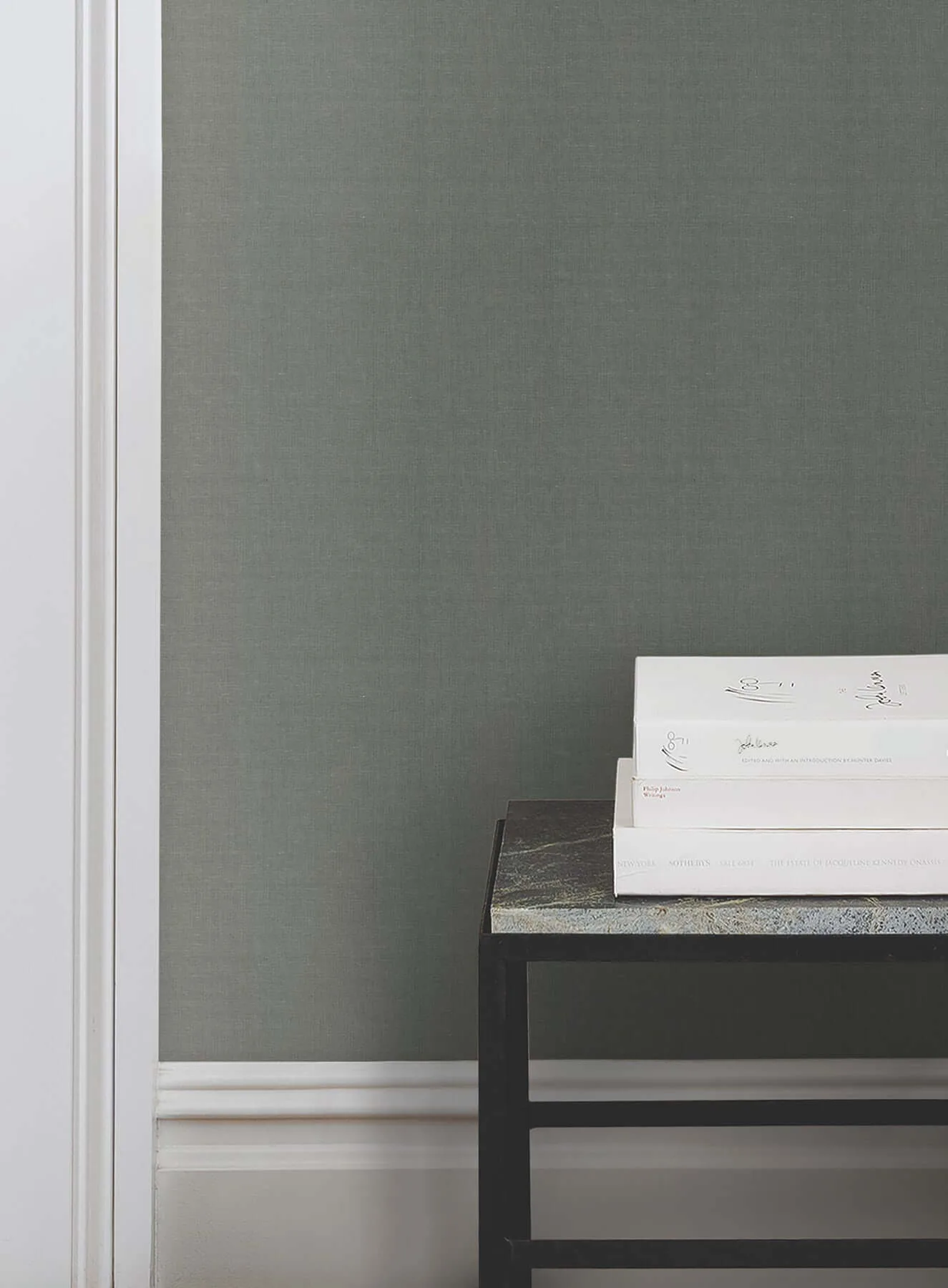 Magnolia Home Crosshatch String wallpaper, color Emerald, SKU MF4702MH