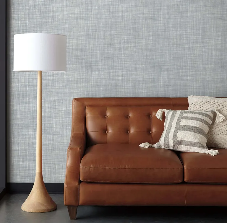 Magnolia Home Crossroad wallpaper, color Denim, SKU MJ4818N