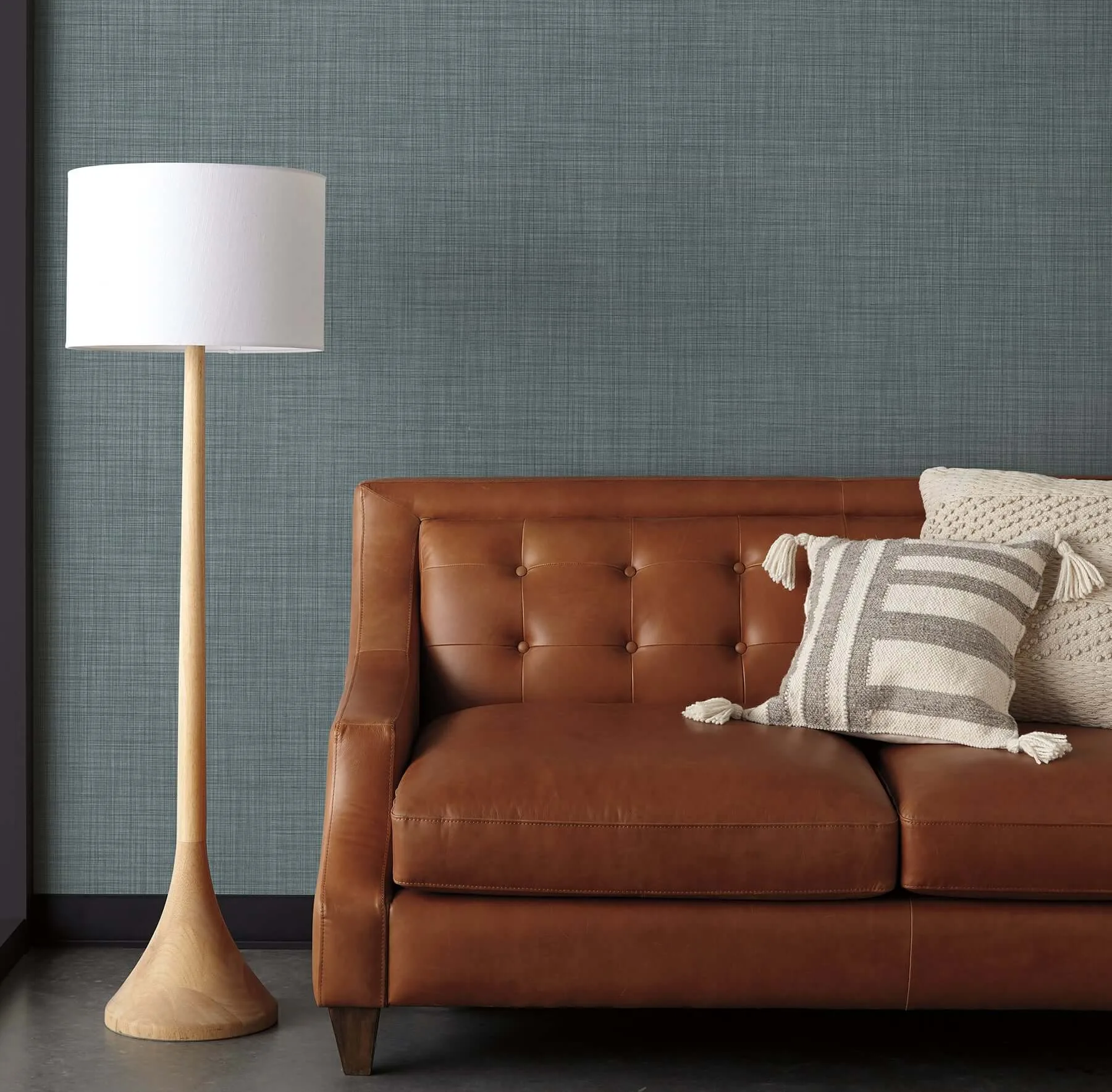 Magnolia Home Crossroad wallpaper, color Reservoir, SKU MJ4820N