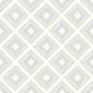 Magnolia Home Diamond Sketch wallpaper, color Eggshell, SKU ME1578