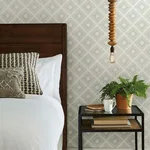Magnolia Home Diamond Sketch - Eggshell Wallpaper | Buy Online Magnolia Home Diamond Sketch wallpaper, color Eggshell, SKU ME1578