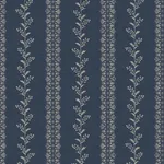 Magnolia Home Everleigh - Navy Wallpaper | Buy Online Magnolia Home Everleigh wallpaper, color Navy, SKU MF4766