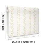 Magnolia Home Everleigh - Ochre Wallpaper | Buy Online Magnolia Home Everleigh wallpaper, color Ochre, SKU MF4763