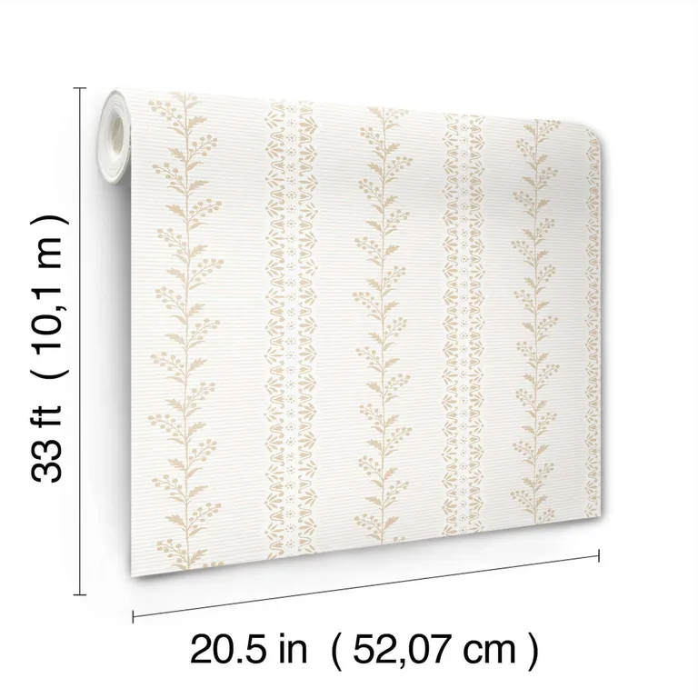 Magnolia Home Everleigh wallpaper, color Ochre, SKU MF4763
