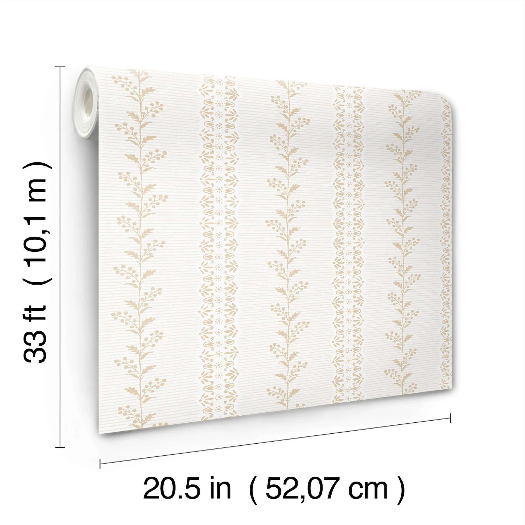 Magnolia Home Everleigh - Ochre Wallpaper | Buy Online Magnolia Home Everleigh wallpaper, color Ochre, SKU MF4763