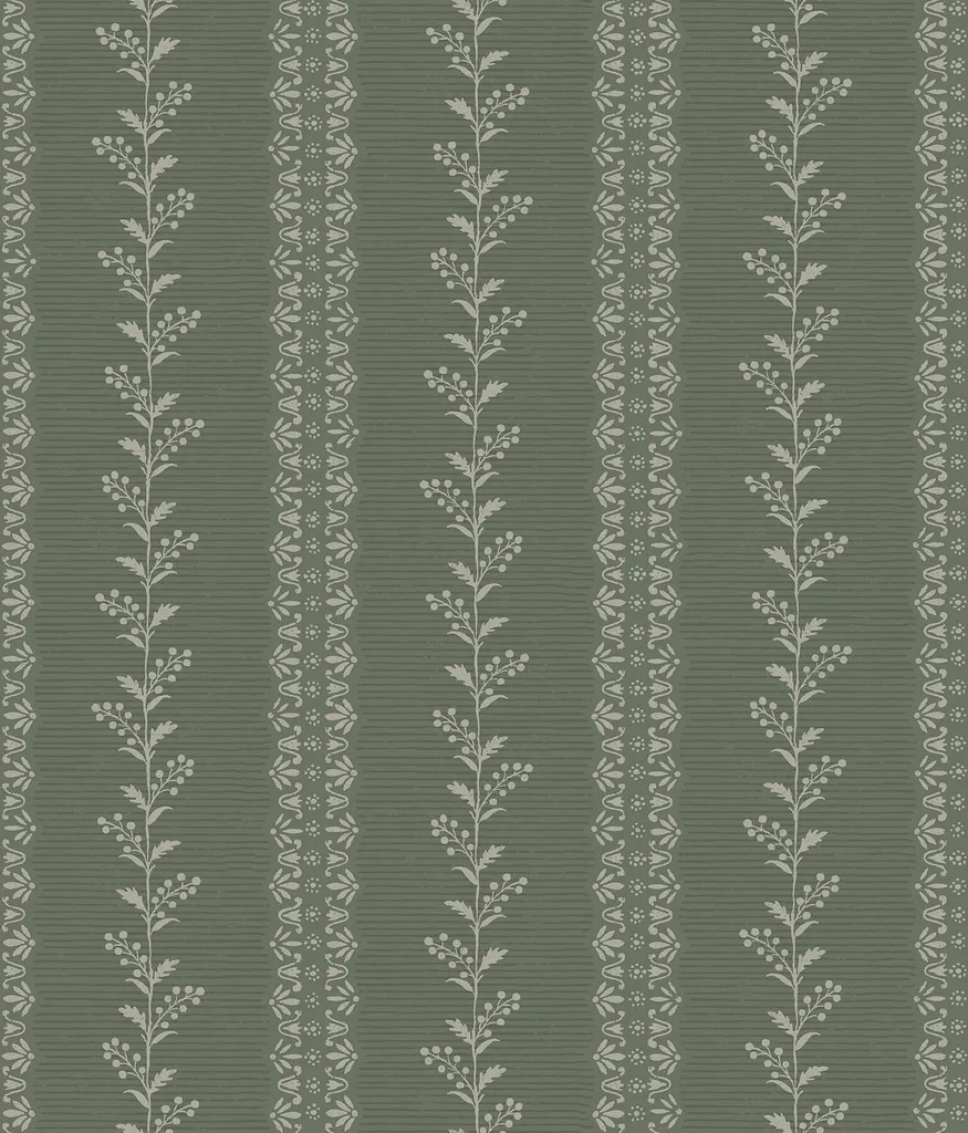 Magnolia Home Everleigh wallpaper, color Pine, SKU MF4767