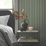 Magnolia Home Everleigh wallpaper, color Pine, SKU MF4767