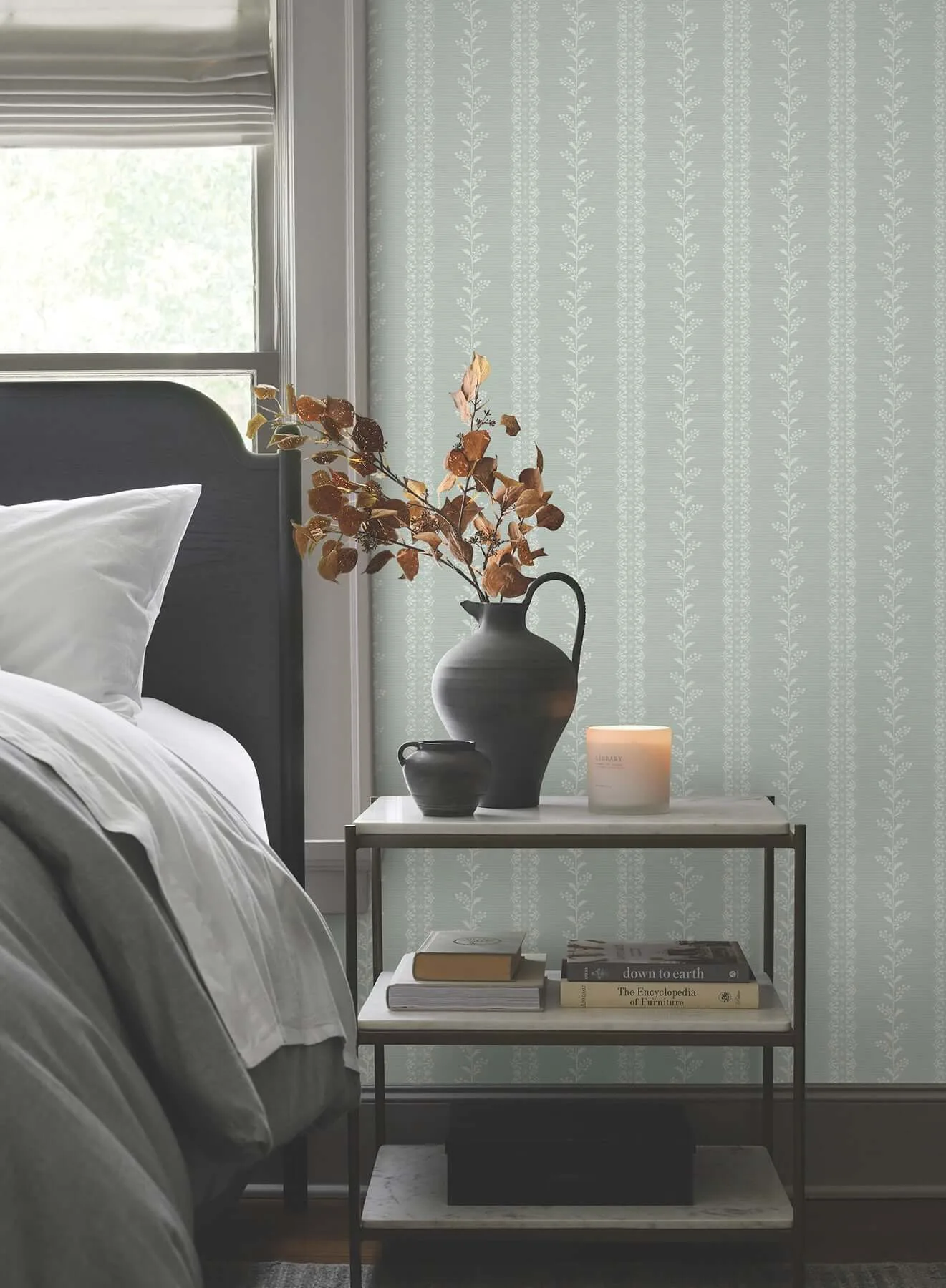 Magnolia Home Everleigh wallpaper, color Sage, SKU MF4762