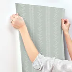 Magnolia Home Everleigh - Sage Wallpaper | Buy Online Magnolia Home Everleigh wallpaper, color Sage, SKU MF4762