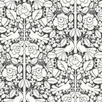 Magnolia Home Fairy Tales - Black Wallpaper | Buy Online Magnolia Home Fairy Tales wallpaper, color Black, SKU MK1167