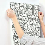 Magnolia Home Fairy Tales - Black Wallpaper | Buy Online Magnolia Home Fairy Tales wallpaper, color Black, SKU MK1167