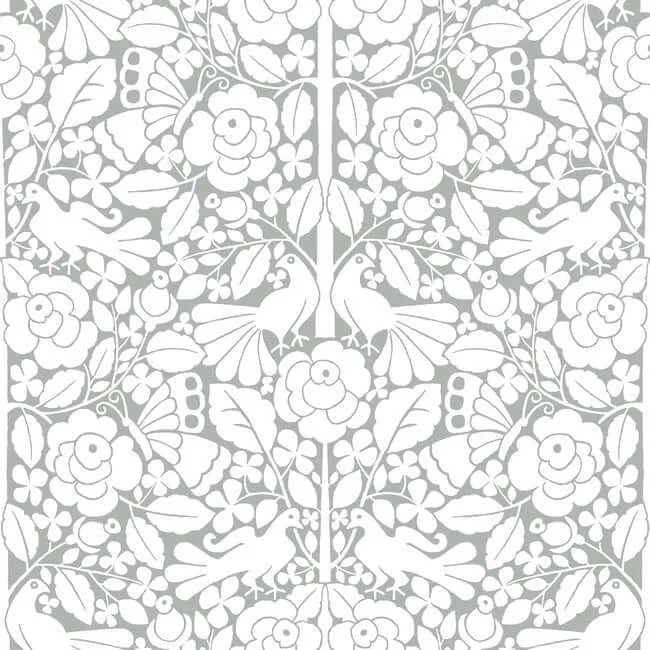 Magnolia Home Fairy Tales wallpaper, color Grey, SKU PSW1506RL