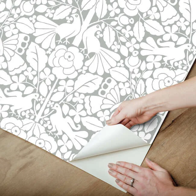 Magnolia Home Fairy Tales - Grey Wallpaper | Buy Online Magnolia Home Fairy Tales wallpaper, color Grey, SKU PSW1506RL