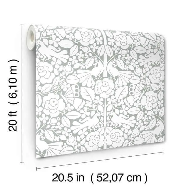 Magnolia Home Fairy Tales - Grey Wallpaper | Buy Online Magnolia Home Fairy Tales wallpaper, color Grey, SKU PSW1506RL