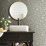 Magnolia Home Fox & Hare wallpaper, color Grey, SKU ME1571