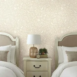 Magnolia Home Fox & Hare wallpaper, color Pink, SKU MK1110