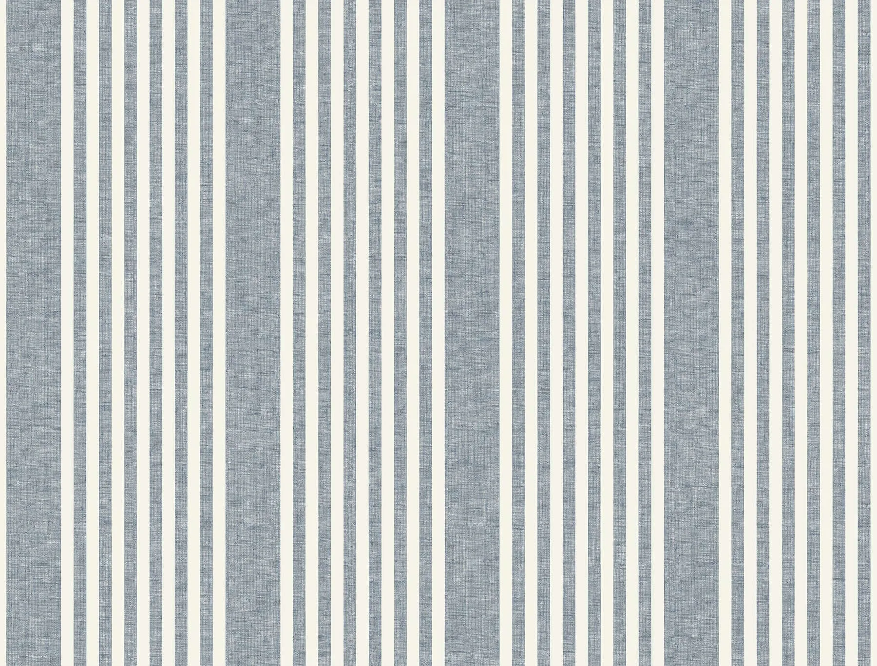 Magnolia Home French Linen Stripe wallpaper, color Navy, SKU MF4768
