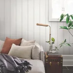 Magnolia Home French Linen Stripe - Soft Linen Wallpaper | Buy Online Magnolia Home French Linen Stripe wallpaper, color Soft Linen, SKU SR1581MH