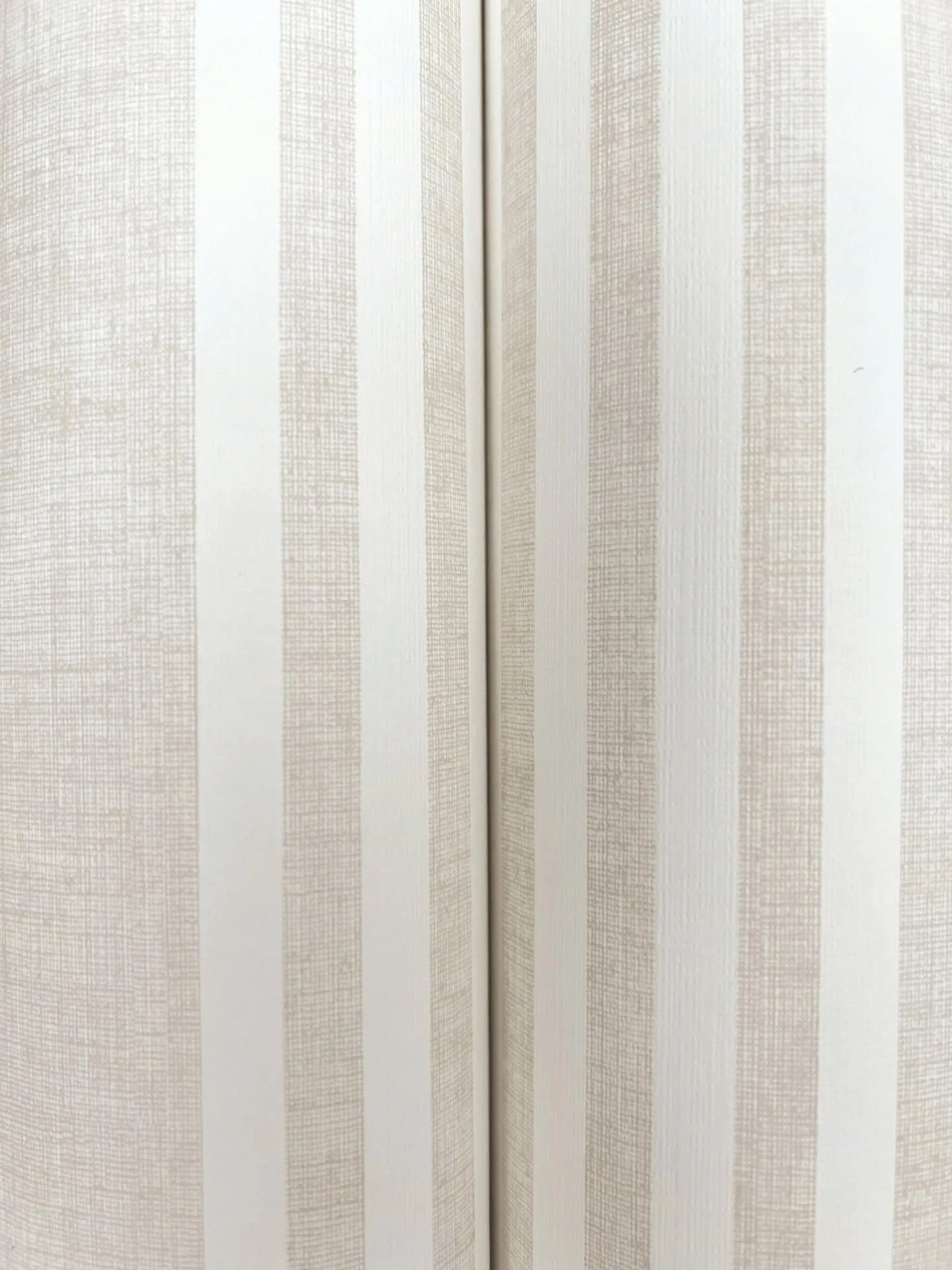 Magnolia Home French Linen Stripe - Soft Linen Wallpaper | Buy Online Magnolia Home French Linen Stripe wallpaper, color Soft Linen, SKU SR1581MH