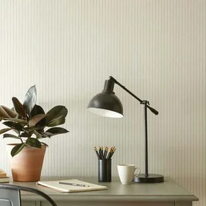 Magnolia Home French Ticking wallpaper, color Cream, SKU ME1563
