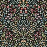Magnolia Home Garden Terrace - Black & Multicolor Wallpaper | Buy Online Magnolia Home Garden Terrace wallpaper, color Black & Multicolor, SKU MF4721