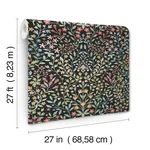 Magnolia Home Garden Terrace - Black & Multicolor Wallpaper | Buy Online Magnolia Home Garden Terrace wallpaper, color Black & Multicolor, SKU MF4721